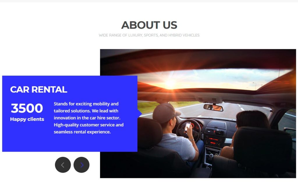 Diseño web Alquiler de coches Miraflores