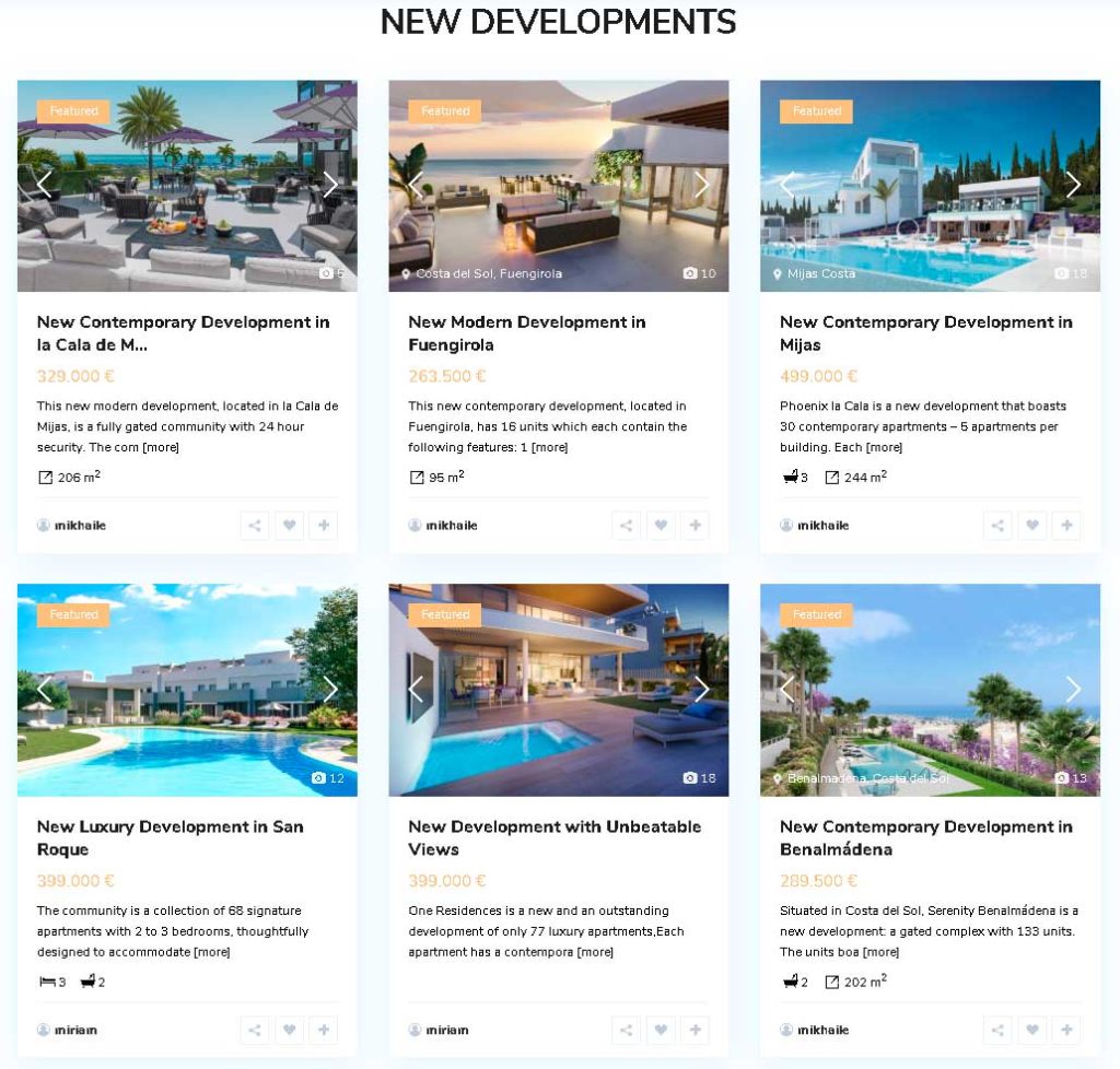 Marbedom Real Estate website design