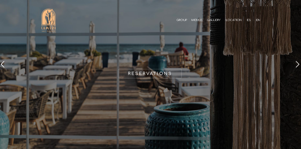 Pagina web de restaurante Las Cuchis