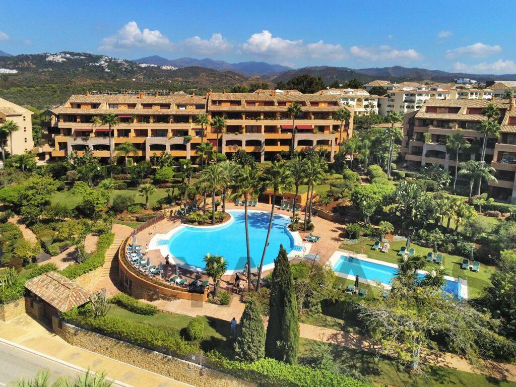 Aerial photography of Bahia de Marbella