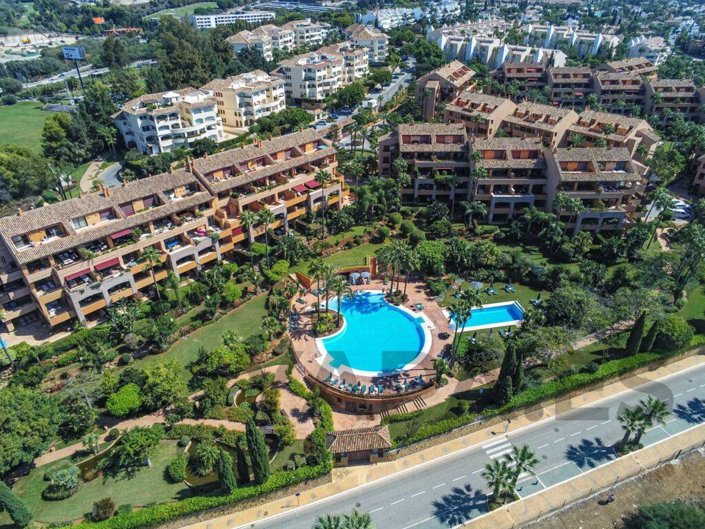 Aerial photography of Bahia de Marbella