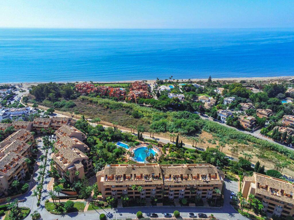 Aerial photography of Bahia de Marbella