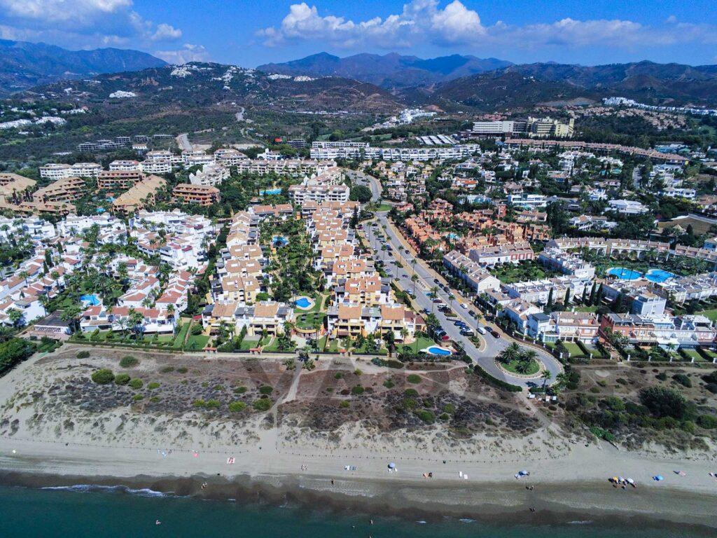 Aerial photography of Bahia de Marbella