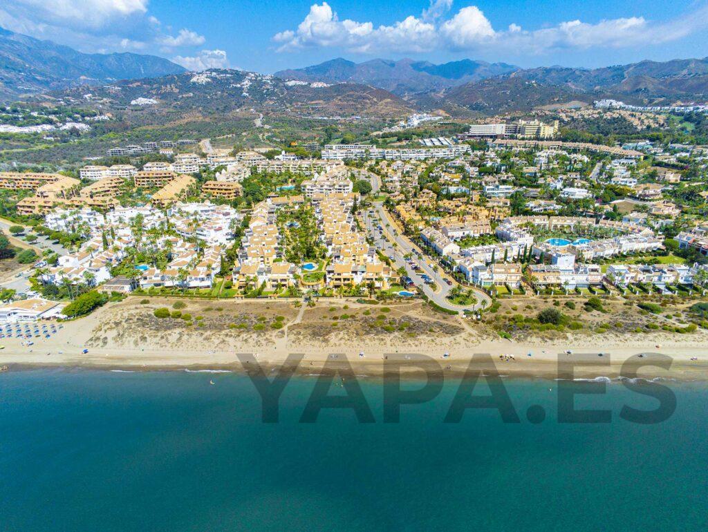 Aerial photography of Bahia de Marbella