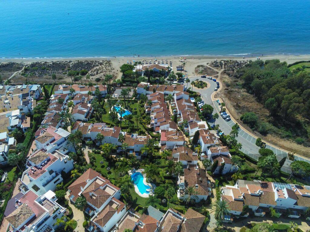 Aerial photography of Bahia de Marbella