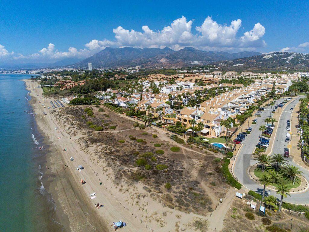 Aerial photography of Bahia de Marbella