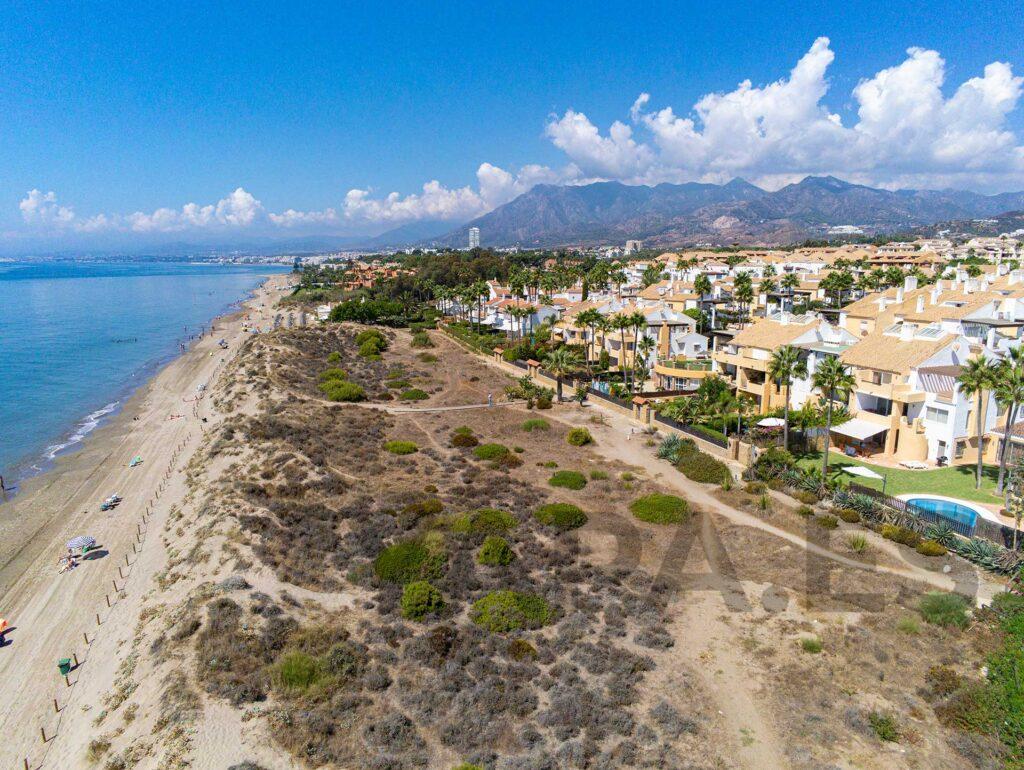 Aerial photography of Bahia de Marbella