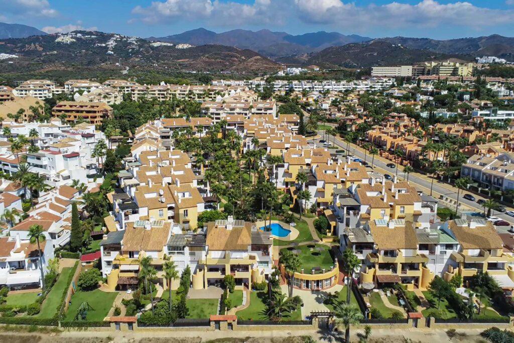Aerial photography of Bahia de Marbella