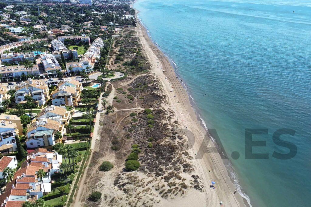 Aerial photography of Bahia de Marbella