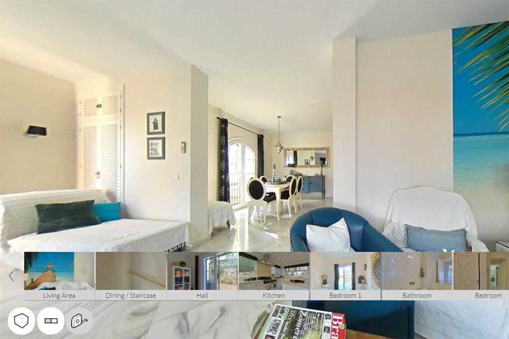 Virtual tour of semi-detached house in Elviria