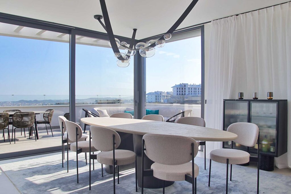 Production and postproduction of photos of penthouse in Higueron West, Benalmadena