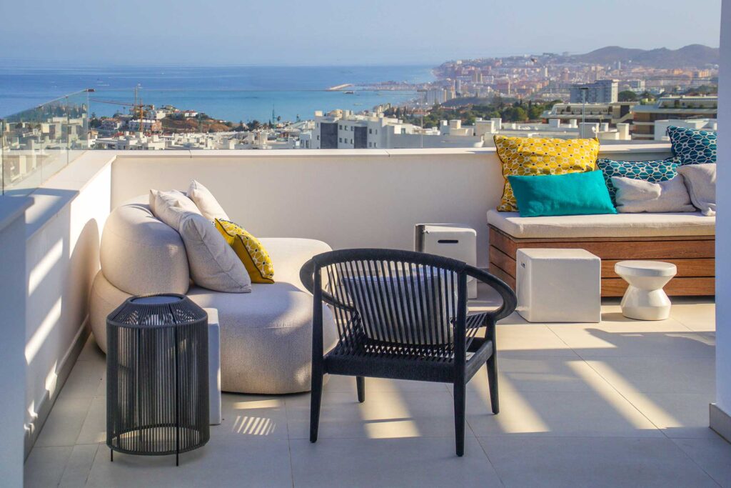 Production and postproduction of photos of penthouse in Higueron West, Benalmadena