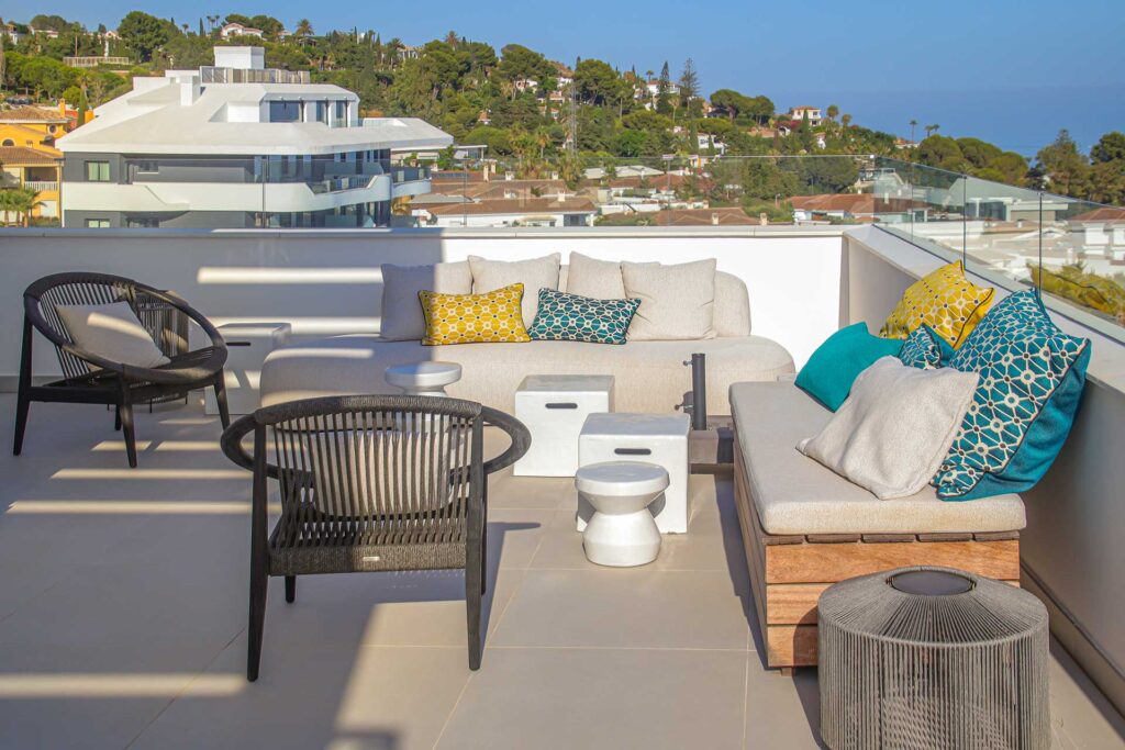 Production and postproduction of photos of penthouse in Higueron West, Benalmadena